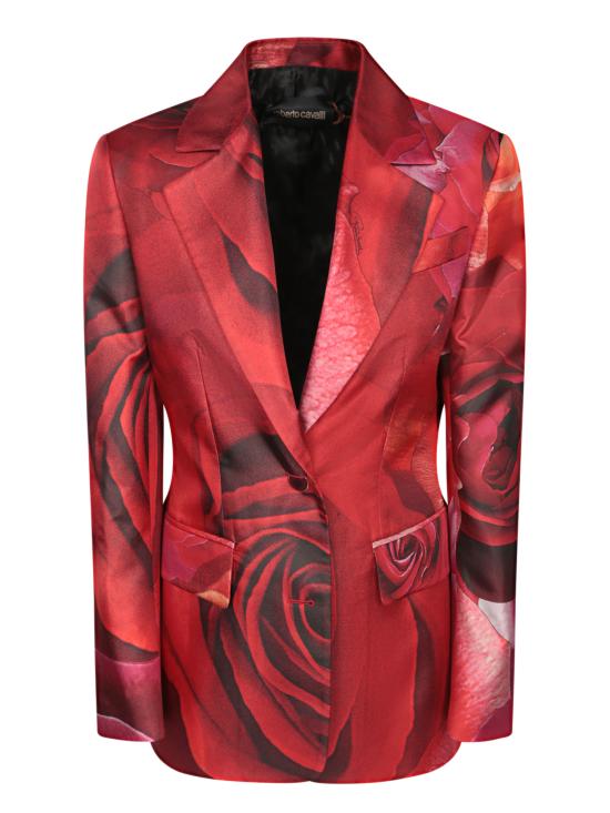 25SS 로베르토 카발리 자켓 UKT405 4QN48 02000 Red