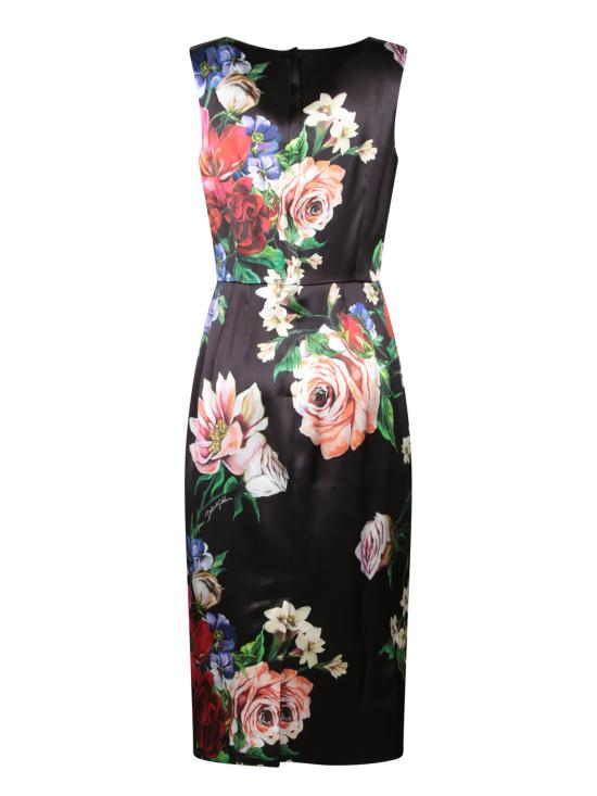 25SS 돌체앤가바나 미디 원피스 F6ZJ6T FSIB5 HN5PR Black - DOLCE & GABBANA