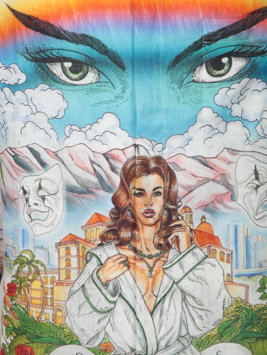 25SS 카사블랑카 긴팔 셔츠 UMS25SH006 04 Multi - CASABLANCA