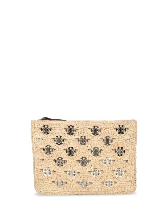 25SS 파코라반 클러치/파우치 25ESS0509 NAT047 P710 Metallic