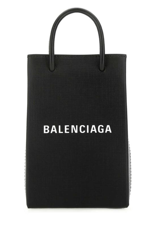 25FW 발렌시아가 카프스킨 스마트폰 숄더백 7577730AI2N 1000 BLACK