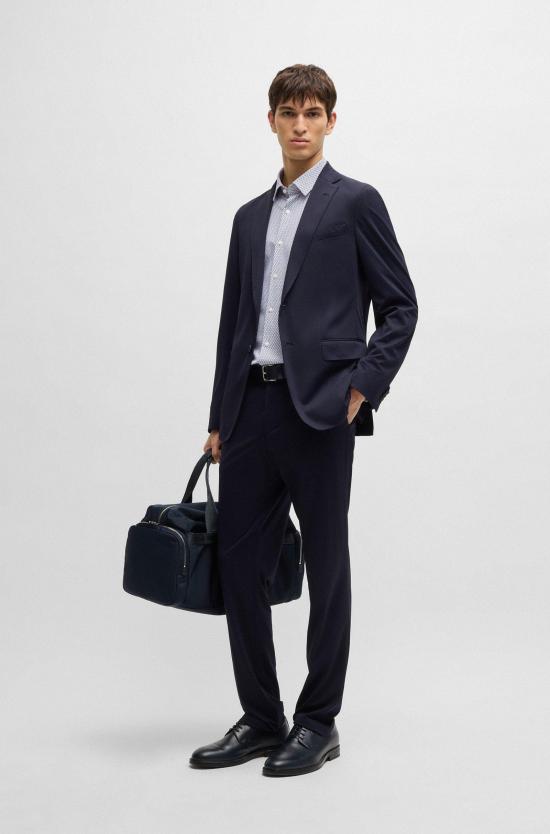 25SS 보스 긴팔 셔츠 50539392 10270753 450 Blue - BOSS