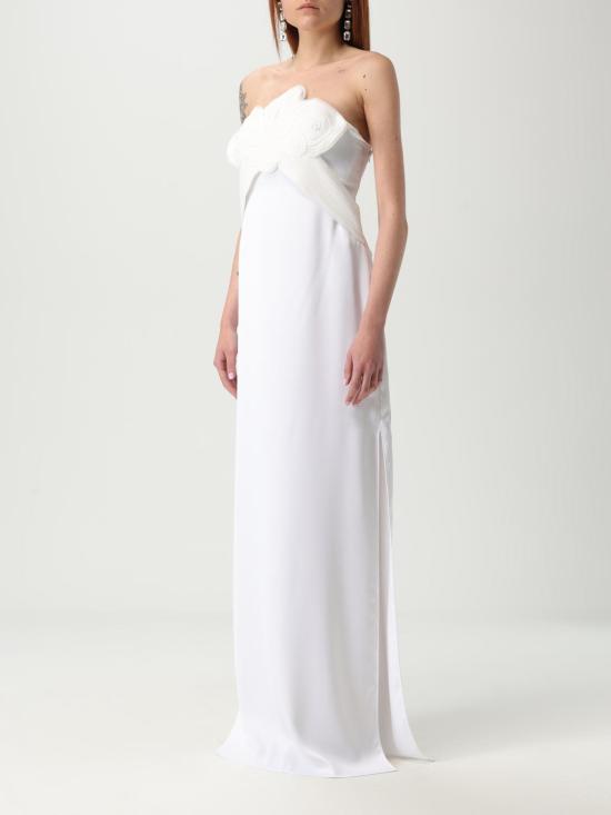 25SS 제니 롱 원피스 78AAO440N0071 003 White - GENNY