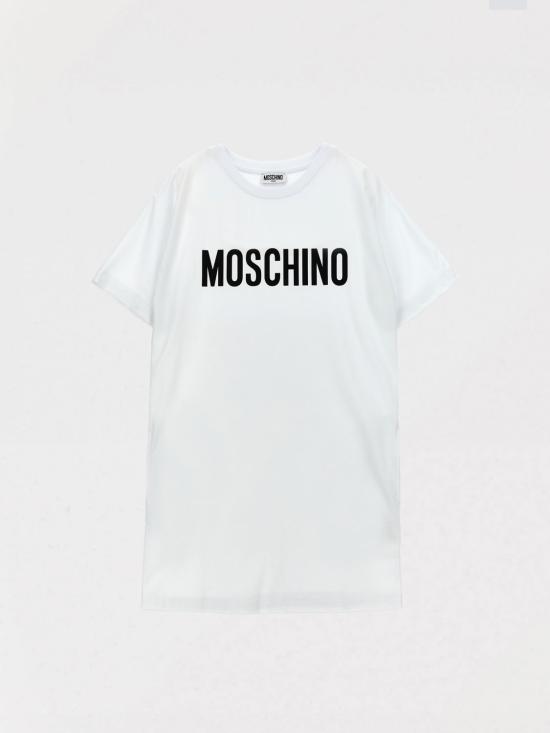 25FW [키즈] 모스키노 원피스 HDV0GNLBA10 10101 White