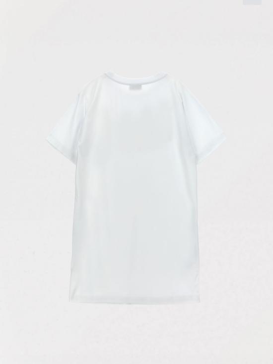 25FW [키즈] 모스키노 원피스 HDV0GNLBA10 10101 White - MOSCHINO