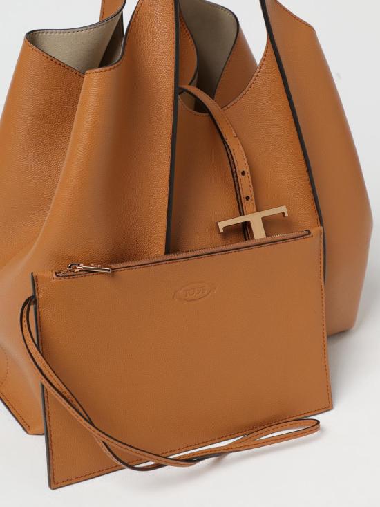 25FW 토즈 T 타임리스 미니 쇼핑백 XBWTSBA0300Q8E S410 Leather - TODS