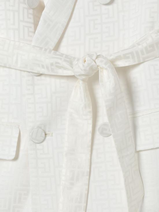 25FW [키즈] 발망 캐주얼 자켓 BW2Q14S0192 102 Yellow Cream - BALMAIN