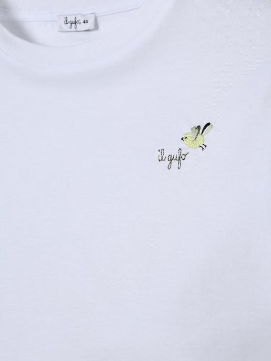 25SS [키즈] 일 구포 티셔츠 P25TS473MF001 0151 White - IL GUFO