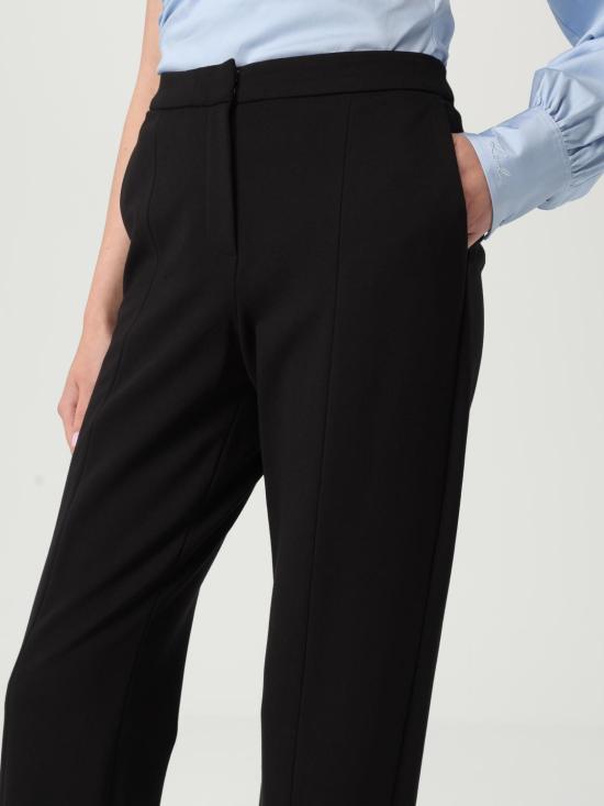 25FW 칼라거펠트 스트레이트 팬츠 245W1001 999 Black - KARL LAGERFELD