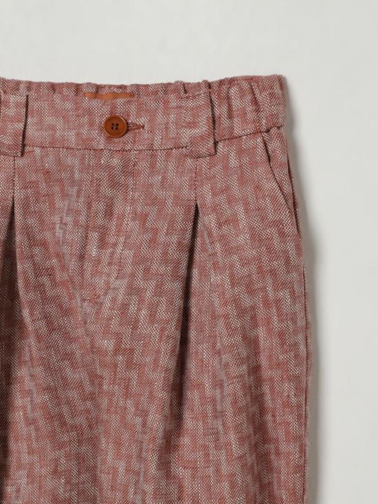 25SS [키즈] 미소니 스트레이트 팬츠 MW6P80I0259 446 Red - MISSONI