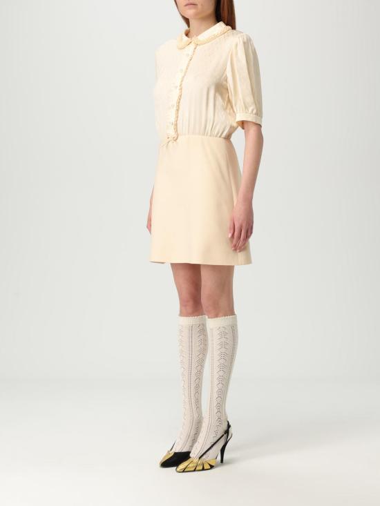 25FW 발렌티노 가라바니 숏 원피스 6B0VADJ11CF ET5 Pink - VALENTINO GARAVANI