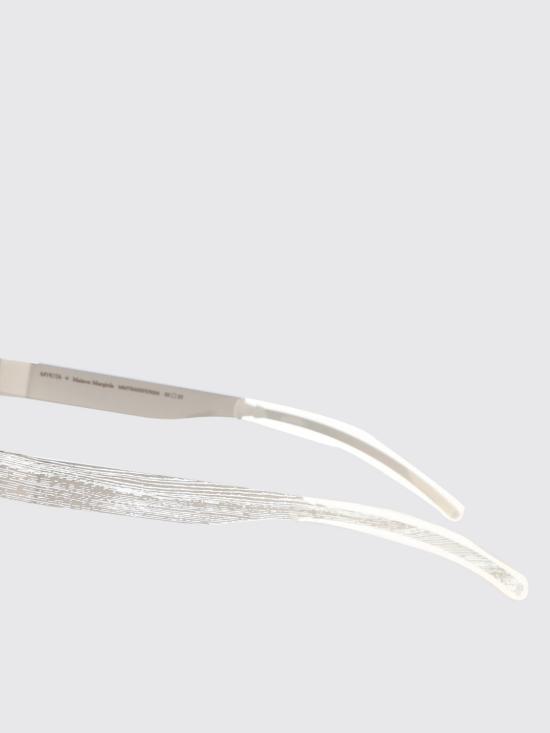25FW 마이키타 선글라스 MMTRANSFER004 354 White - MYKITA