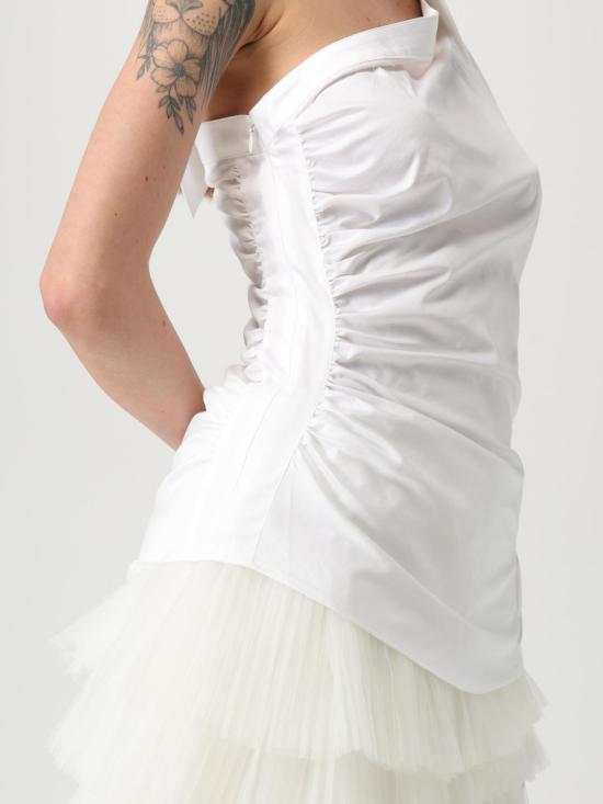 25SS 칼라거펠트 블라우스 A2W11005 100 White - KARL LAGERFELD