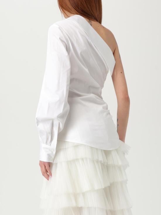 25SS 칼라거펠트 블라우스 A2W11005 100 White - KARL LAGERFELD