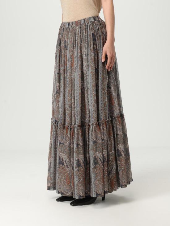 25FW 생로랑 스커트 823141Y3K58 8490 Multicolor - SAINT LAURENT