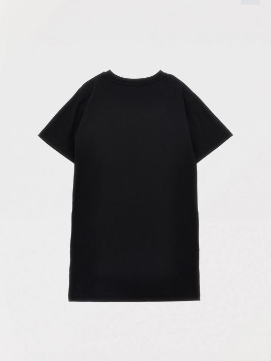 25FW [키즈] 모스키노 원피스 HDV0GNLBA10 60100 Black - MOSCHINO