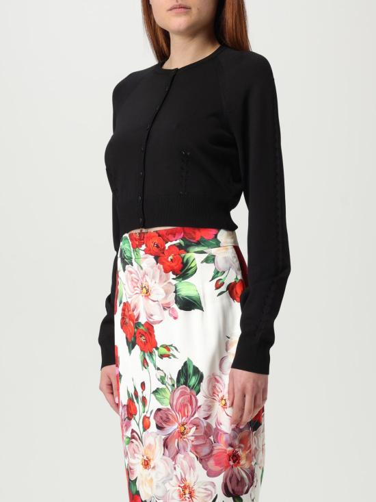 25FW 돌체앤가바나 가디건 FXV88TJAIRM N0000 Black - DOLCE & GABBANA