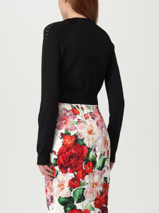 25FW 돌체앤가바나 가디건 FXV88TJAIRM N0000 Black - DOLCE & GABBANA