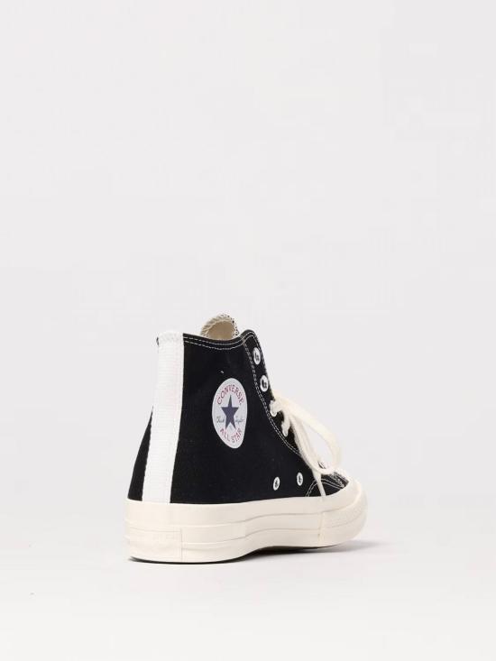 25FW 꼼데가르송 플레이 X 컨버스 스니커즈 AZK129 1 Black - COMME DES GARCONS PLAY CONVERSE