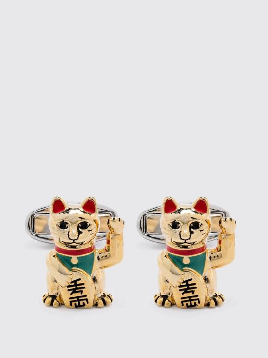 25SS 폴 스미스 커프스 링크/타이 홀더 M1ACUFFPFCAT 83 Gold