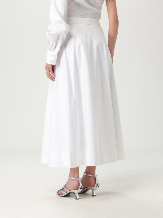 25SS 칼라거펠트 롱 스커트 A2W12005 100 White - KARL LAGERFELD