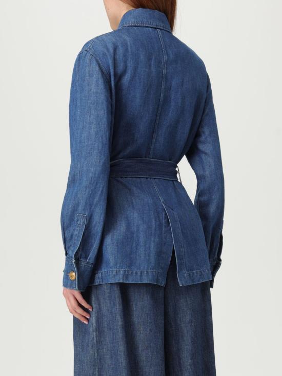 25FW 발렌티노 가라바니 블라우스 6B3DC03J94C 558 Blue - VALENTINO GARAVANI