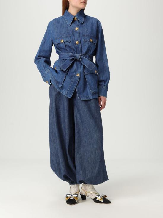 25FW 발렌티노 가라바니 블라우스 6B3DC03J94C 558 Blue - VALENTINO GARAVANI