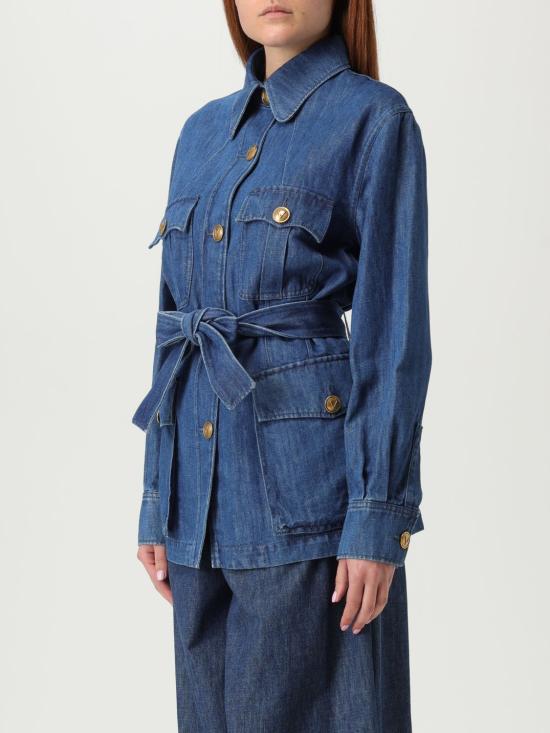 25FW 발렌티노 가라바니 블라우스 6B3DC03J94C 558 Blue - VALENTINO GARAVANI