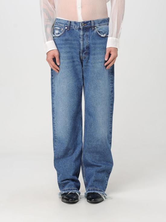 25SS 세퍼 데님 팬츠 FRAYEDCUT DARKRIVERBLUE Denim