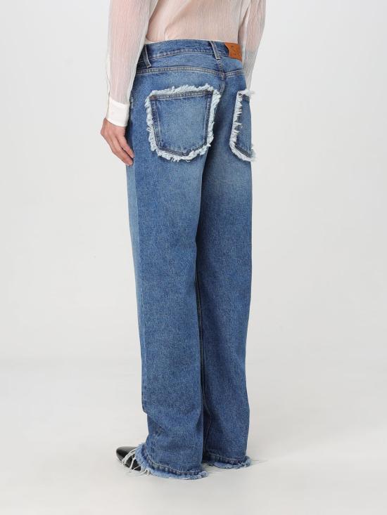 25SS 세퍼 데님 팬츠 FRAYEDCUT DARKRIVERBLUE Denim - SEFR