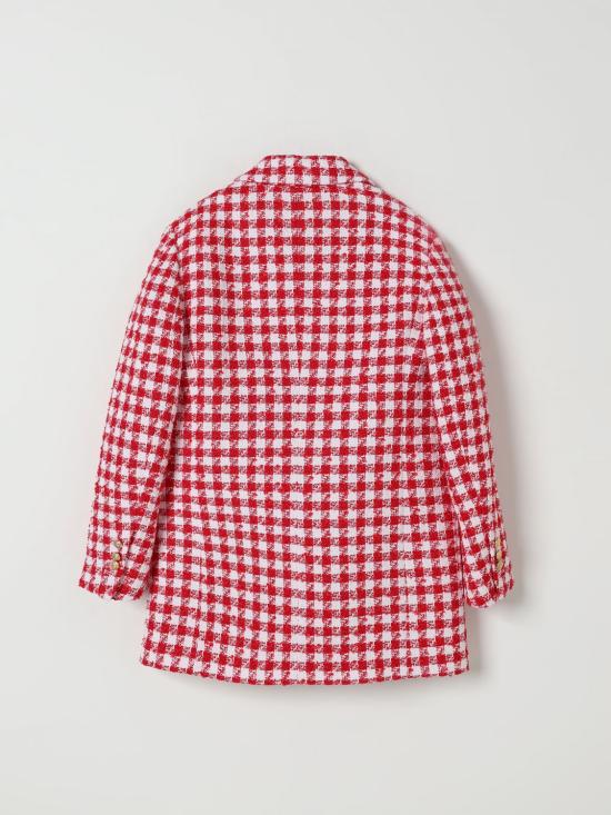 25FW [키즈] 발망 코트 BW2A24E0203 100RO White - BALMAIN