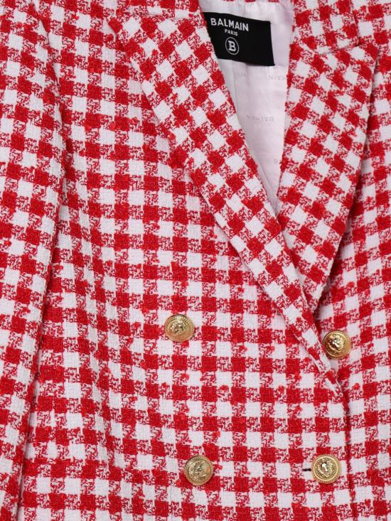 25FW [키즈] 발망 코트 BW2A24E0203 100RO White - BALMAIN