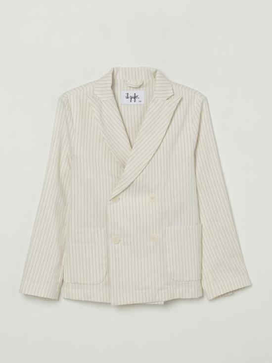 25FW [키즈] 일 구포 캐주얼 자켓 P25GB107C1086 100 Yellow Cream