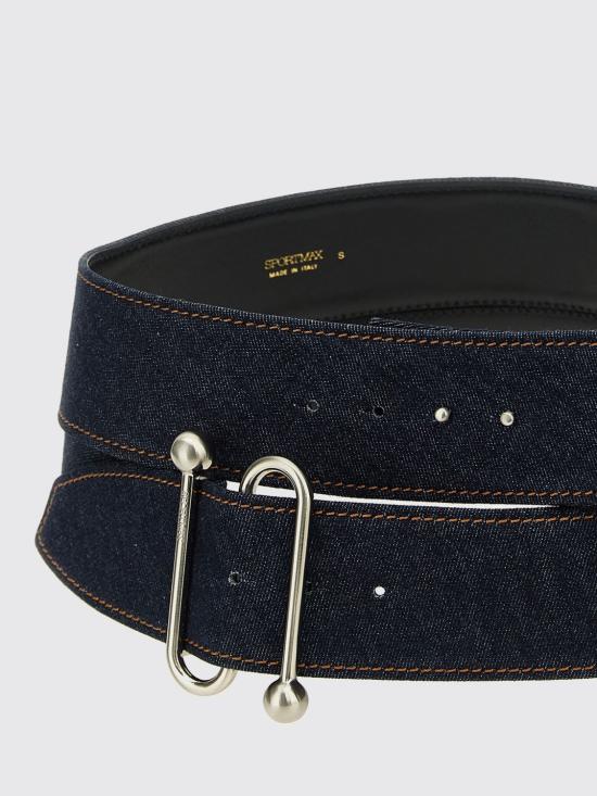 25FW 스포트막스 레귤러 벨트 2512501043600 001 Blue - SPORTMAX