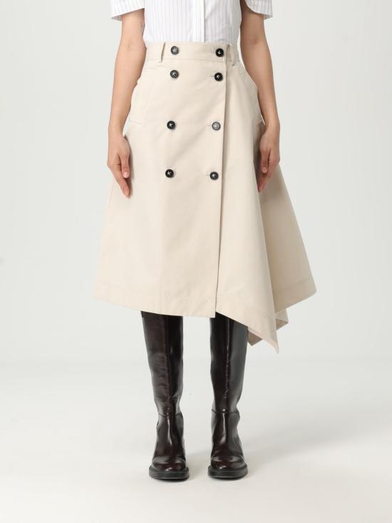 25SS 칼라거펠트 미디 스커트 A2W12007 252 Grey