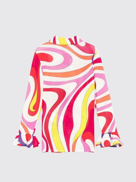 25FW [키즈] 푸찌 셔츠 PW5B30J0476 101AR Orange - PUCCI