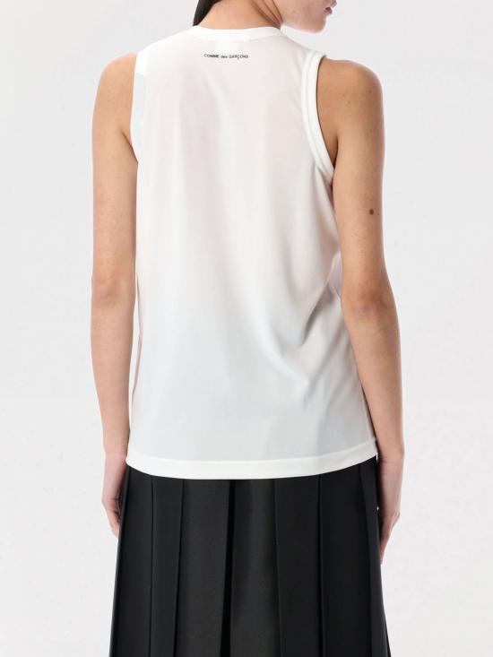 25SS 꼼데가르송 민소매 티셔츠 GOT003051 2 White - COMME DES GARCONS