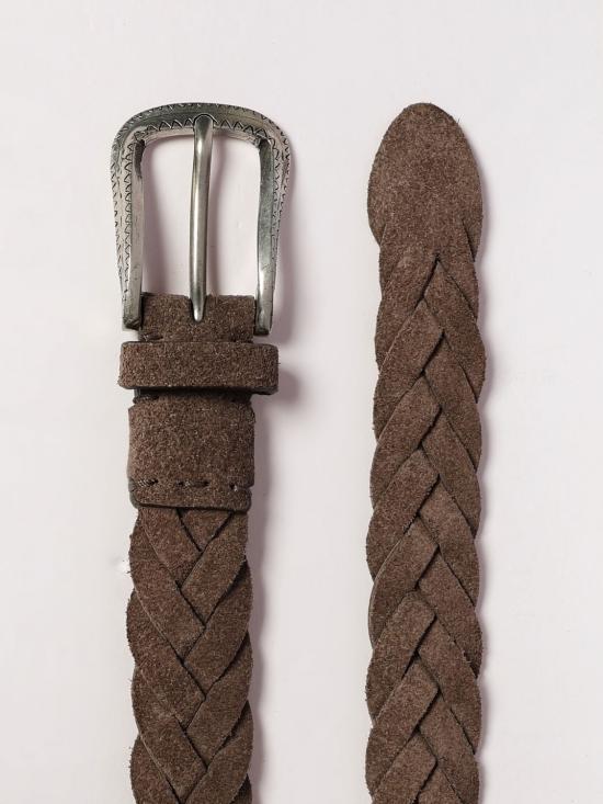 25FW [키즈] 브루넬로 쿠치넬리 벨트 BGRINX104 C2637 Brown - BRUNELLO CUCINELLI