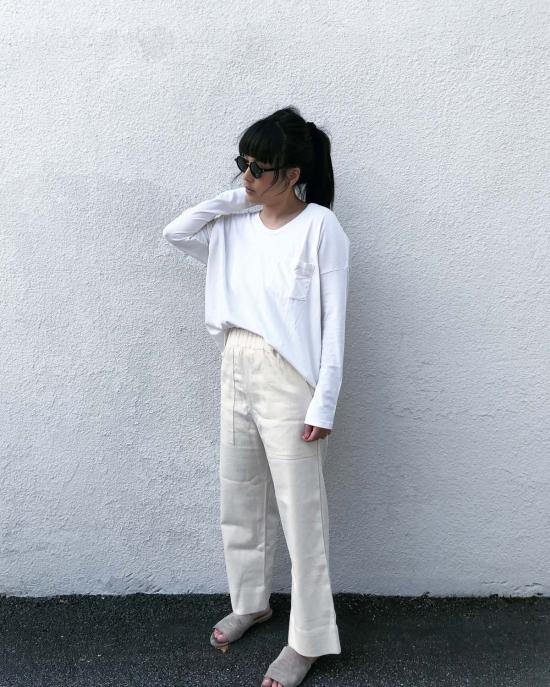  스카르곤 긴팔 티셔츠 Skargorn 긴소매 티셔츠 인디고 워시 - SKARGORN