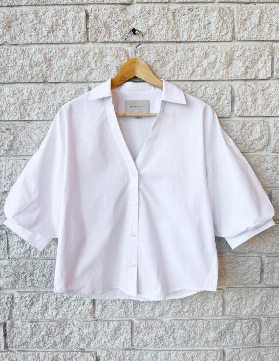  브로슈 워커 블라우스 브로셔 워커 케이트 셔츠 솔트 화이트