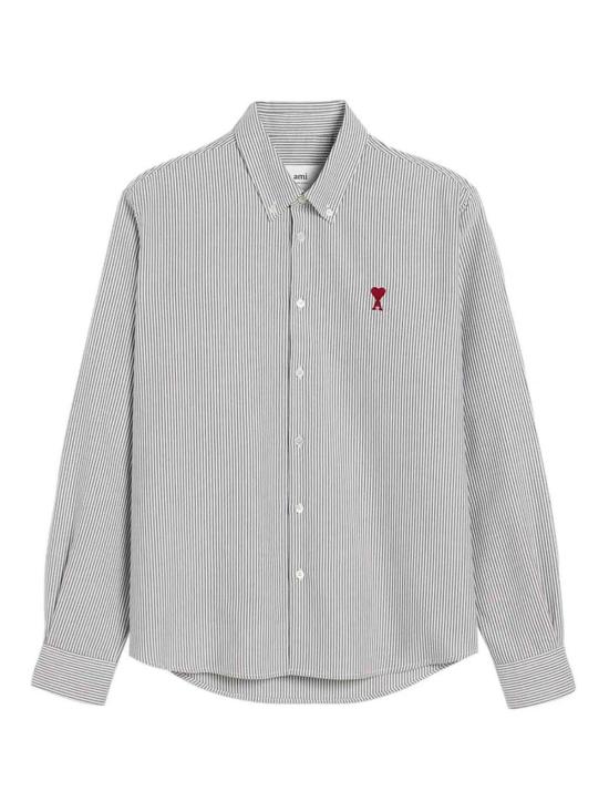 25SS 아미 ADC버튼 다운 셔츠 BFUSH063CO0087039 Black