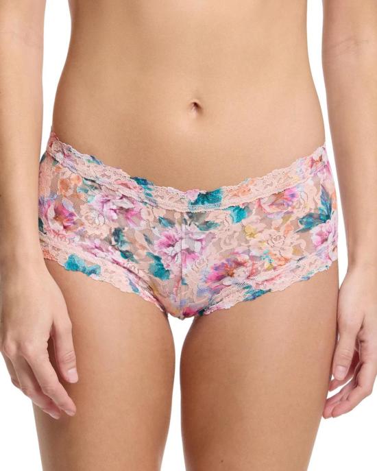  행키 팽키 팬티 핸키 팽키 프린트 보이쇼츠 랩핑 보이쇼츠 꽃을 사세요 - HANKY PANKY