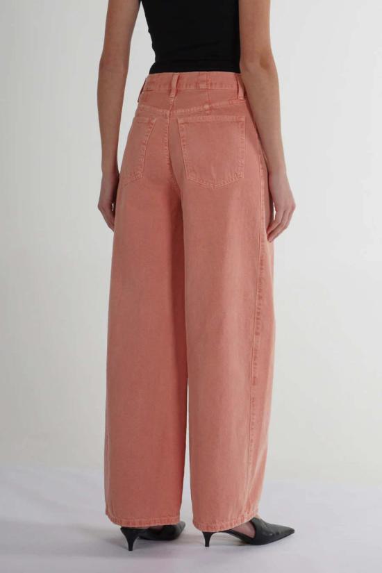  에티카 데님 팬츠 ética Arden 와이드 레그 진 플라밍고 - ETICA