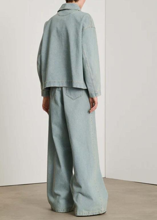  쉐르 긴팔 티셔츠 수어 오스틴 셔츠 블루 - SOEUR