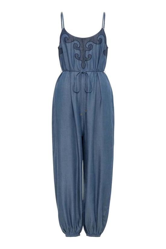  캐롤리나 케이 점프수트 캐롤라이나 K 벌룬  텐셀 데님 - CAROLINA K