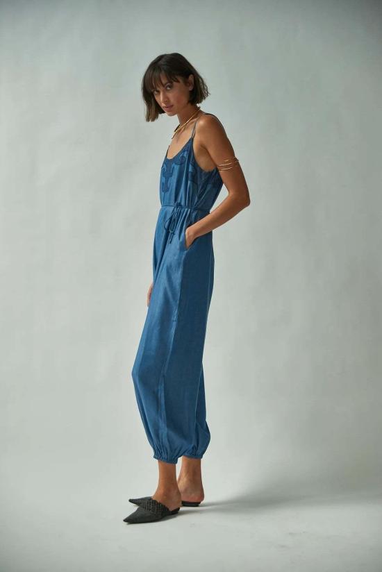  캐롤리나 케이 점프수트 캐롤라이나 K 벌룬  텐셀 데님 - CAROLINA K