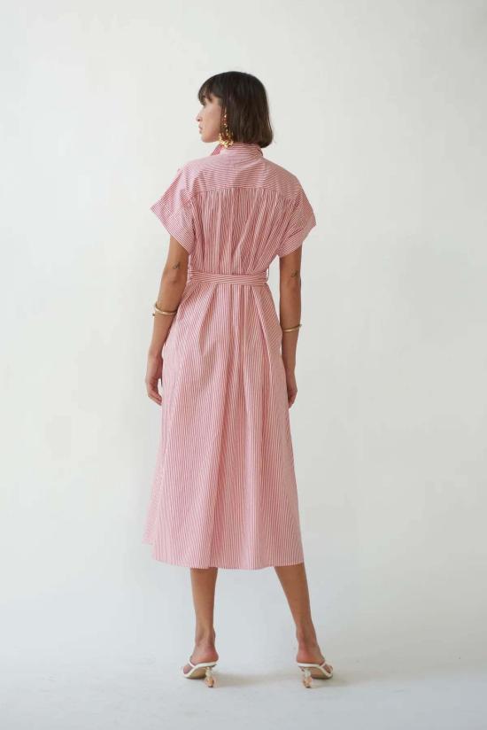  캐롤리나 케이 롱 원피스 캐롤라이나 K 발레리 카프탄 레드 - CAROLINA K