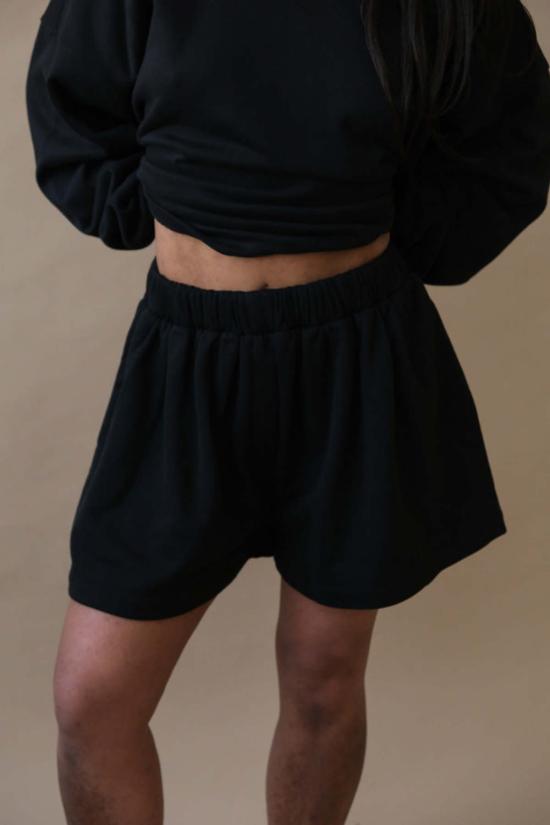  토잇 볼랑 숏팬츠 Toit Volant Joan 복서 반바지 블랙