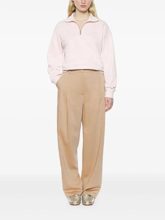 25SS 메종키츠네 베이비 폭스 하프집 스웨트셔츠 MW00304KM03250140 ROSEWATER DOM - MAISON KITSUNE