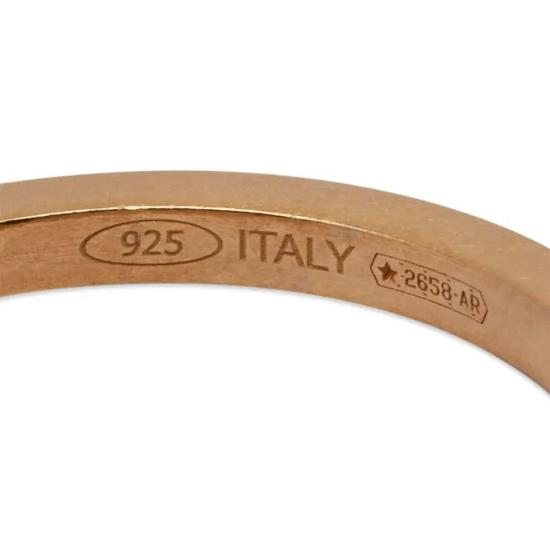  마르지엘라 반지 메종  숫자  옐로우 골드 플레이팅 부라타토 - MAISON MARGIELA